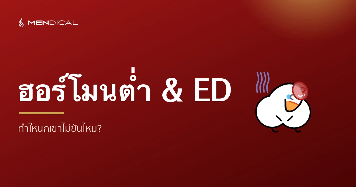 ฮอร์โมนเพศชายต่ำ ทำให้นกเขาไม่ขันไหม? ความเชื่อมโยงที่ควรรู้